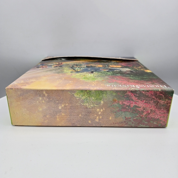 Disney Thomas Kinkade 750-Piece Puzzle Mickey and Minnie Sweetheart Bridge - Picture 8 of 9